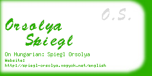 orsolya spiegl business card
